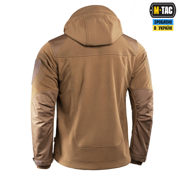 M-Tac Norman Windblock Fleece Tactical Jacket — Coyote