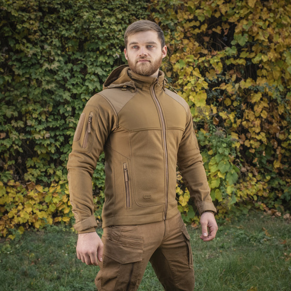 M-Tac Norman Windblock Fleece Tactical Jacket — Coyote
