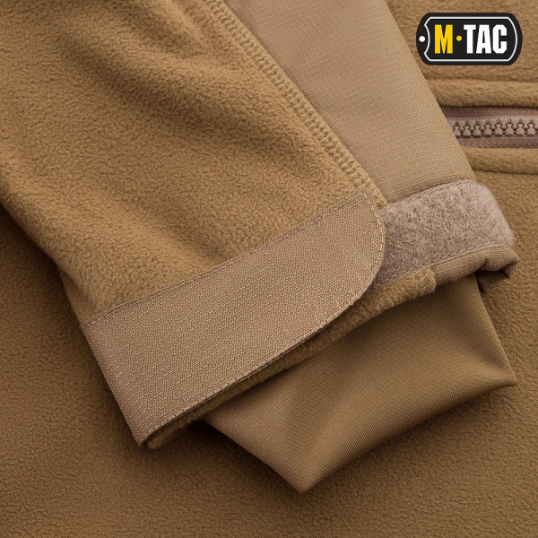 M-Tac Norman Windblock Fleece Tactical Jacket — Coyote