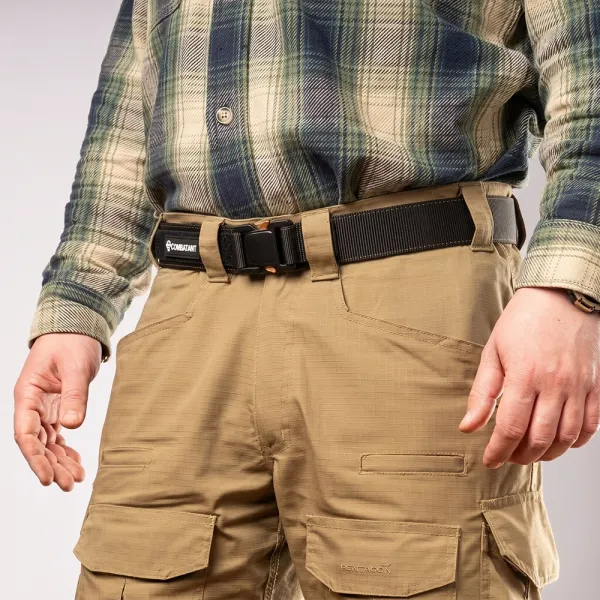Cobra Combatant Sentinel Core Tactical Belt — Black