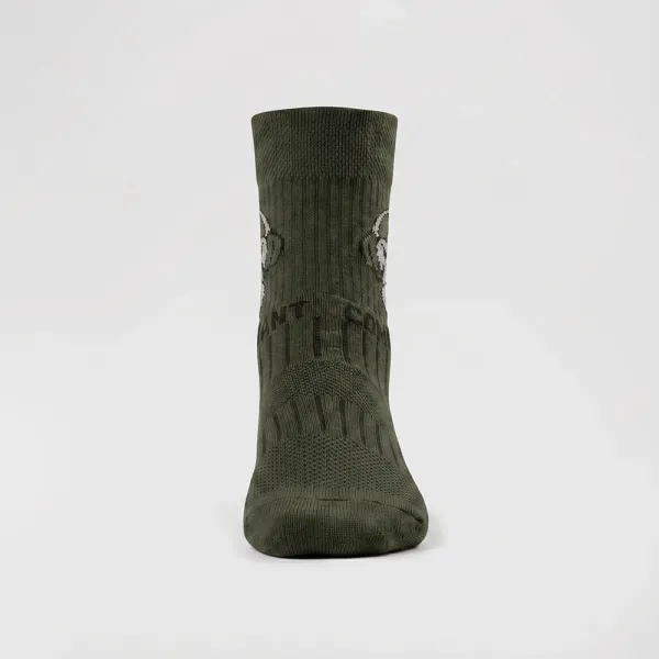 Combatant Ranger Trek Mid Core Trekking Socks — Olive