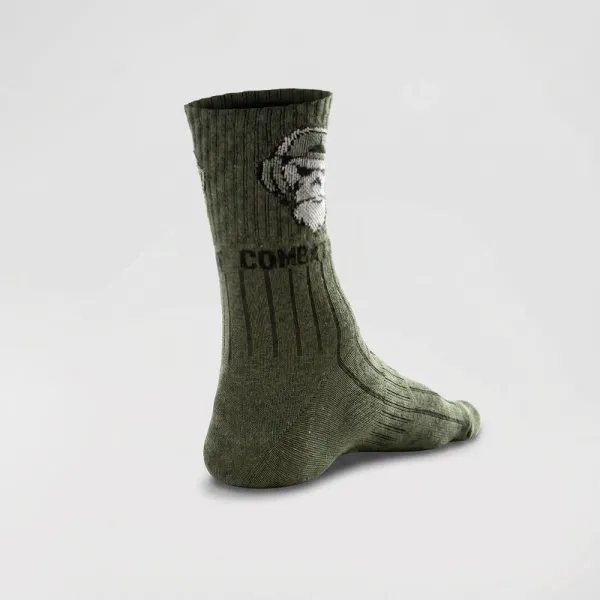 Combatant Ranger Trek Mid Core Trekking Socks — Olive