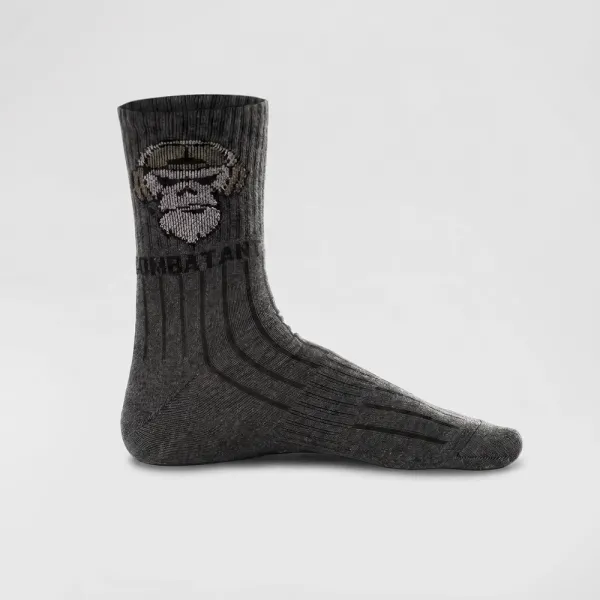 Combatant Ranger Trek Mid Core Trekking Socks, Gray