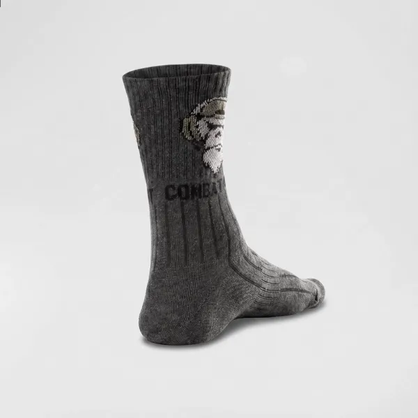 Combatant Ranger Trek Mid Core Trekking Socks, Gray