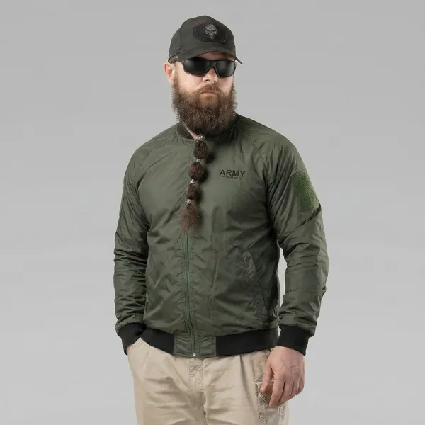 Army Ukraine Tactical Windbreaker Jacket — Olive