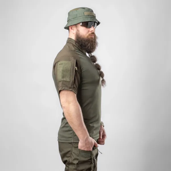 Ubacs Tactical Combatant Raider Core Short Sleeve — Khaki