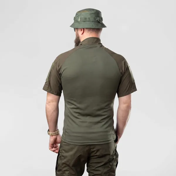 Ubacs Tactical Combatant Raider Core Short Sleeve — Khaki