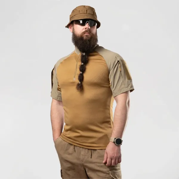 Ubacs Tactical Combatant Raider Core Short Sleeve — Coyote