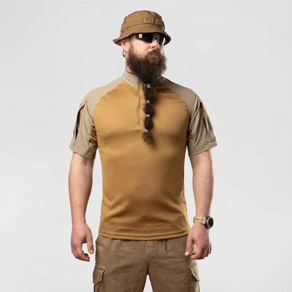 Ubacs Tactical Combatant Raider Core Short Sleeve — Coyote