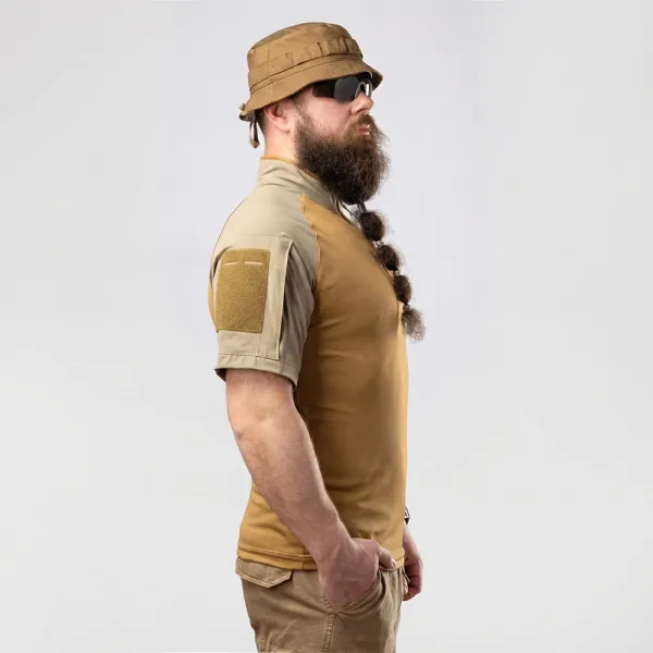 Ubacs Tactical Combatant Raider Core Short Sleeve — Coyote
