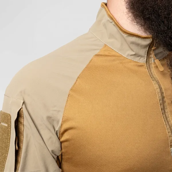 Ubacs Tactical Combatant Raider Core Short Sleeve — Coyote