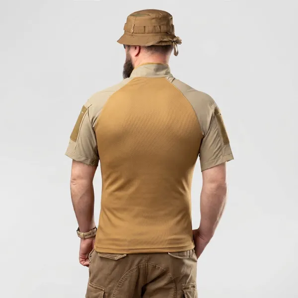 Ubacs Tactical Combatant Raider Core Short Sleeve — Coyote