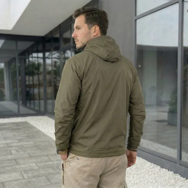 The North Face Olive Windbreaker
