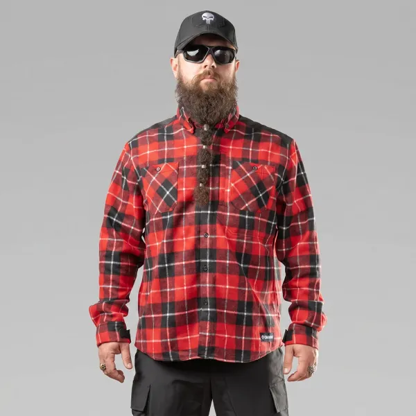 Combatant Blackwater Pro 250 Plaid Shirt (Lava)