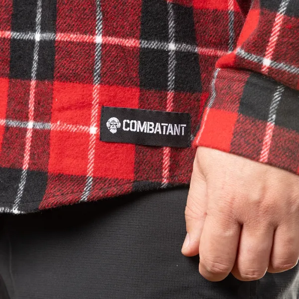 Combatant Blackwater Pro 250 Plaid Shirt (Lava)