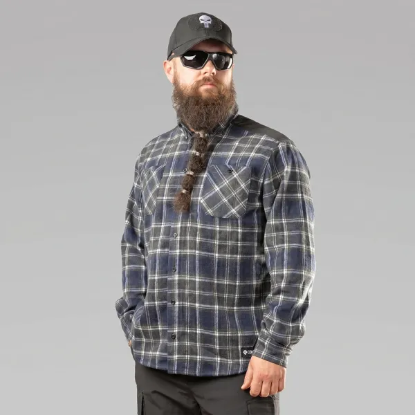 Combatant Blackwater Pro 250 Plaid Shirt — Storm