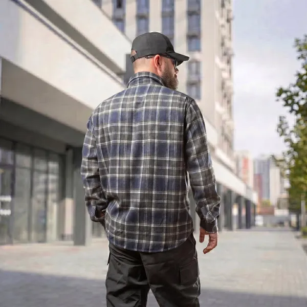 Combatant Blackwater Pro 250 Plaid Shirt — Storm