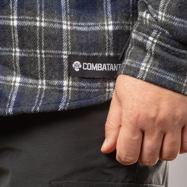 Combatant Blackwater Pro 250 Plaid Shirt — Storm
