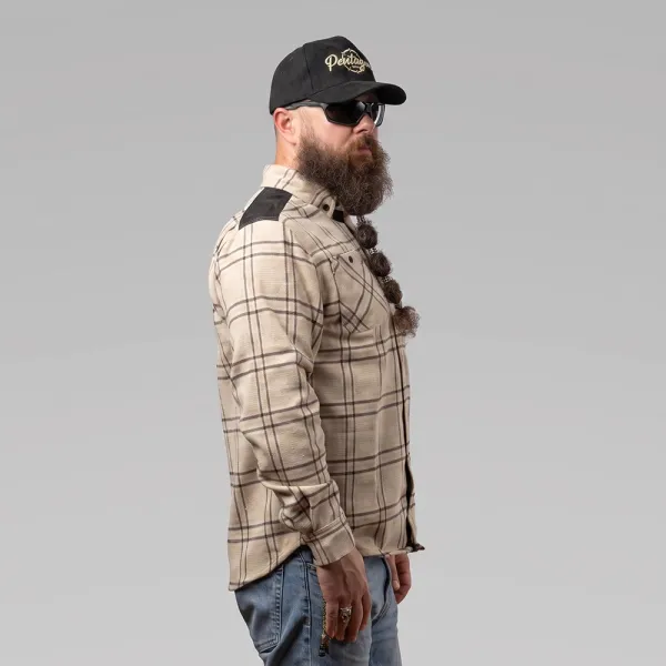 Combatant Blackwater Pro 250 Plaid Shirt, Beige