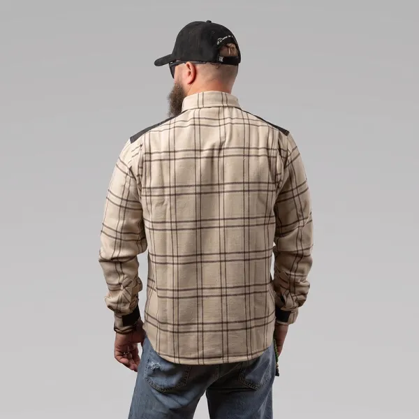 Combatant Blackwater Pro 250 Plaid Shirt, Beige