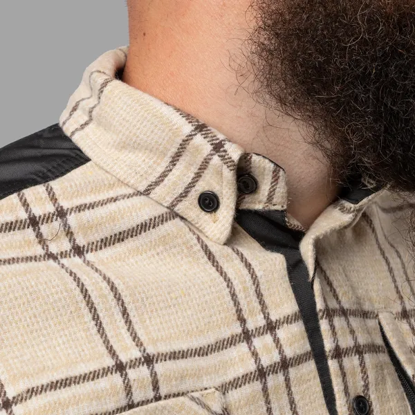 Combatant Blackwater Pro 250 Plaid Shirt, Beige