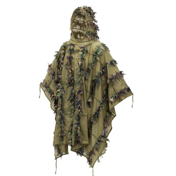 Helikon Kikimora Woodland Camouflage Poncho