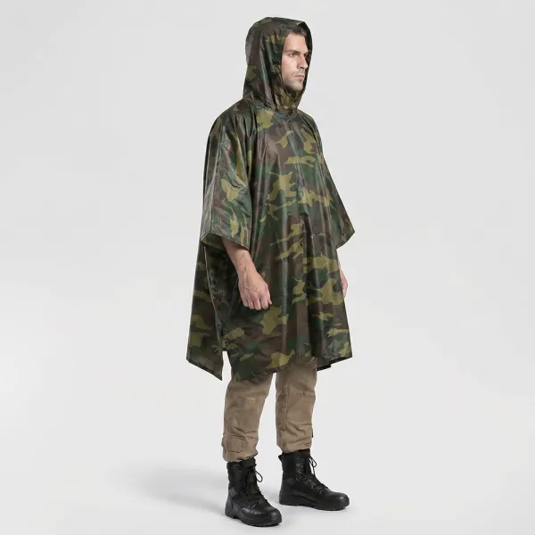 Military Camouflage Rain Poncho/Tarp 9231