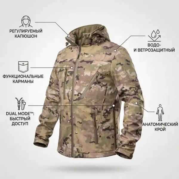 Combatant SHIFT CORE Softshell Jacket — Multicam