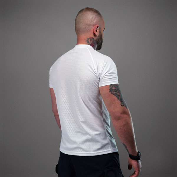 Global Ballistics Hexagon Tactical T-Shirt - White