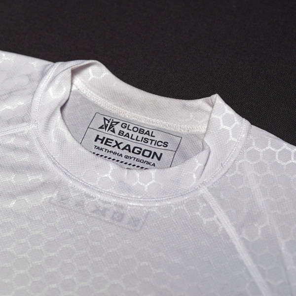 Global Ballistics Hexagon Tactical T-Shirt - White