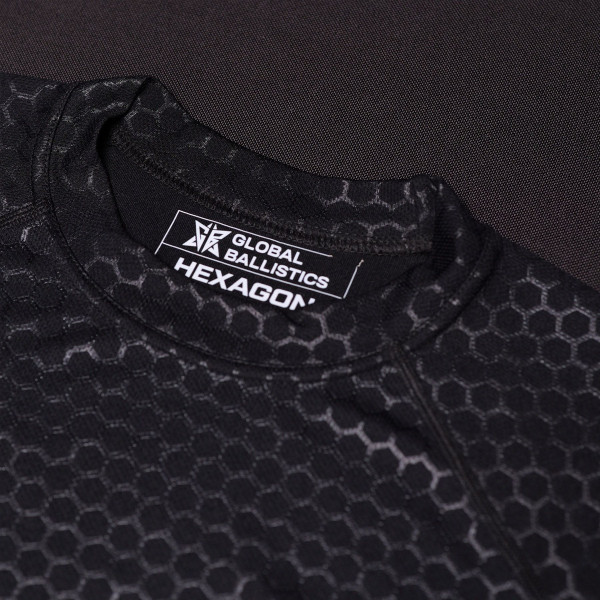 Global Ballistics Hexagon Tactical T-Shirt, Black