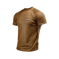 Global Ballistics Hexagon Tactical T-Shirt — Coyote