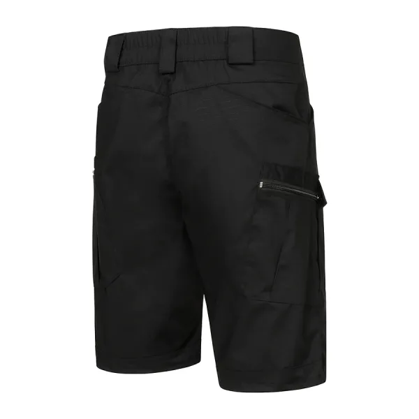 Combatant Raider Core tactical summer suit with Ubaks — short-sleeve top & shorts, Rip-Stop PolyCotton SPECPROM, Black