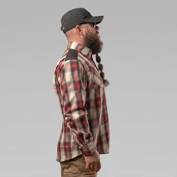 Combatant Blackwater Pro Red Plaid Shirt