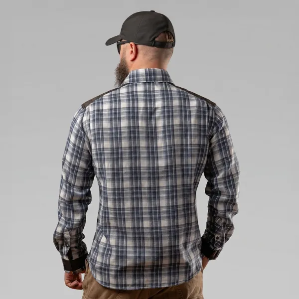 Combatant Blackwater Pro Plaid Shirt — Blue