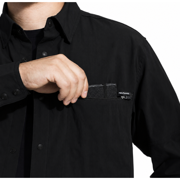 Pentagon Wayne Sunproof Tactical Shirt, Black