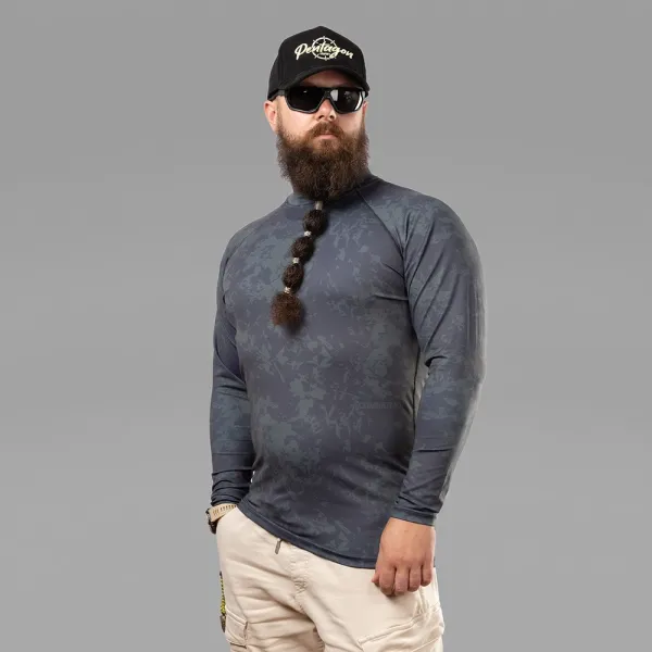 Men's Combatant ASSAULT PRO LS Tactical Rashguard — Graphite