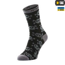 M-Tac Mk.3 Pirate Skull Tactical Summer Socks — Black
