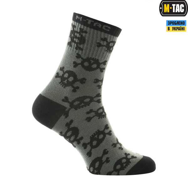 M-Tac Mk.3 Pirate Skull Tactical Summer Socks, Olive