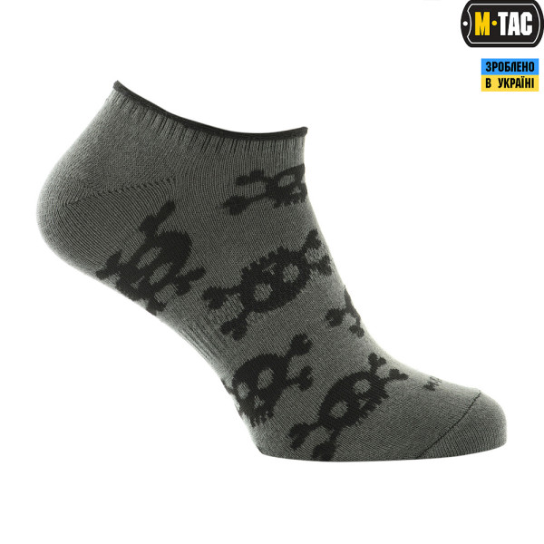 M-Tac Pirate Skull Lightweight Summer Socks — Olive