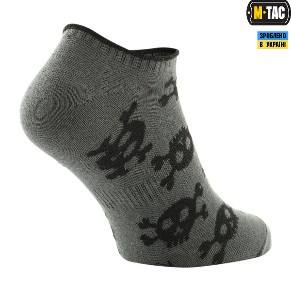 M-Tac Pirate Skull Lightweight Summer Socks — Olive