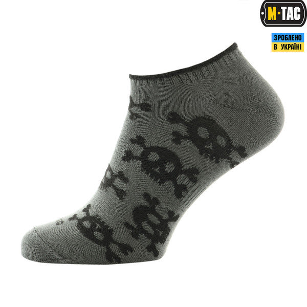 M-Tac Pirate Skull Lightweight Summer Socks — Olive