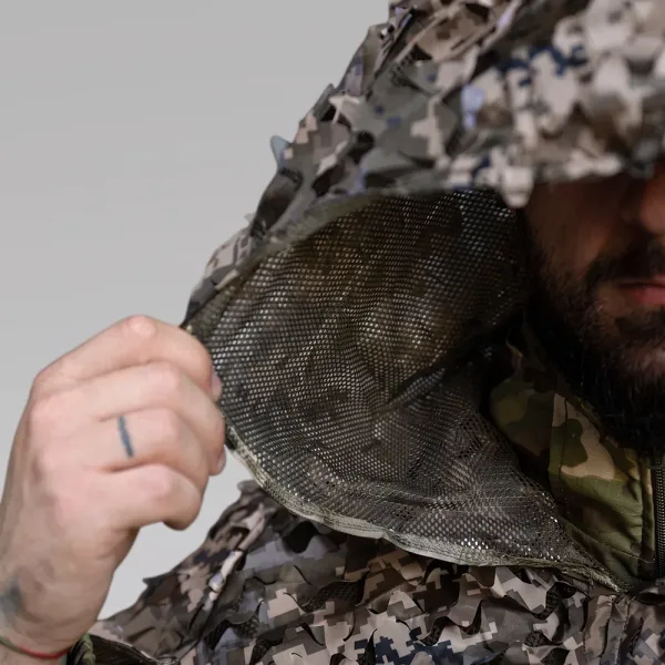 Tactical Camouflage Poncho - Pixel