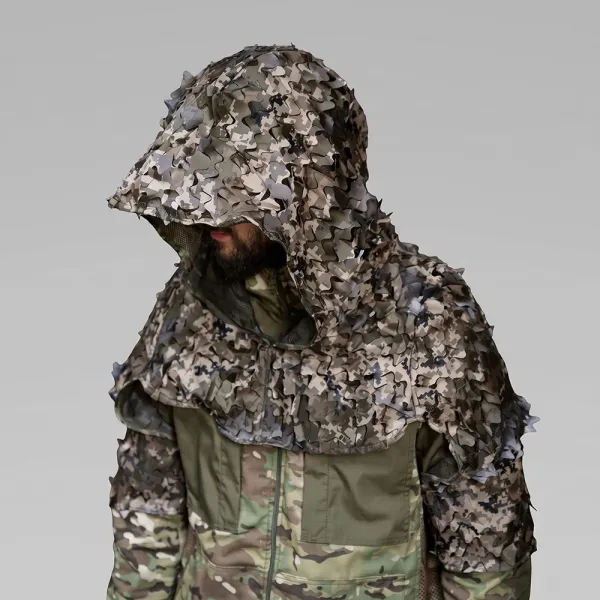 Tactical Camouflage Poncho - Pixel