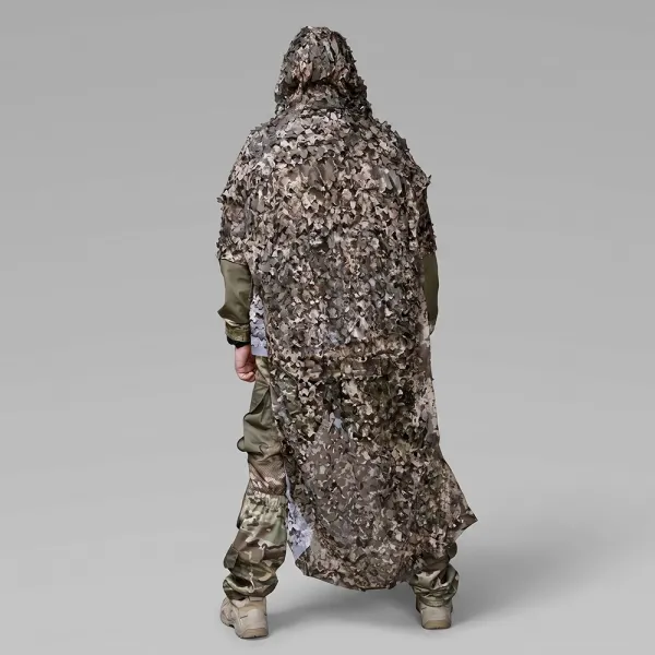 Tactical Camouflage Poncho - Pixel