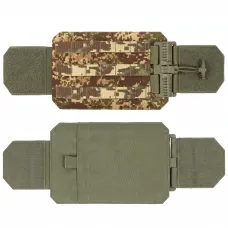Cummerbunds with Pockets & Quick-Release, Size M (15×20 cm), Predator Camo — Set of 2