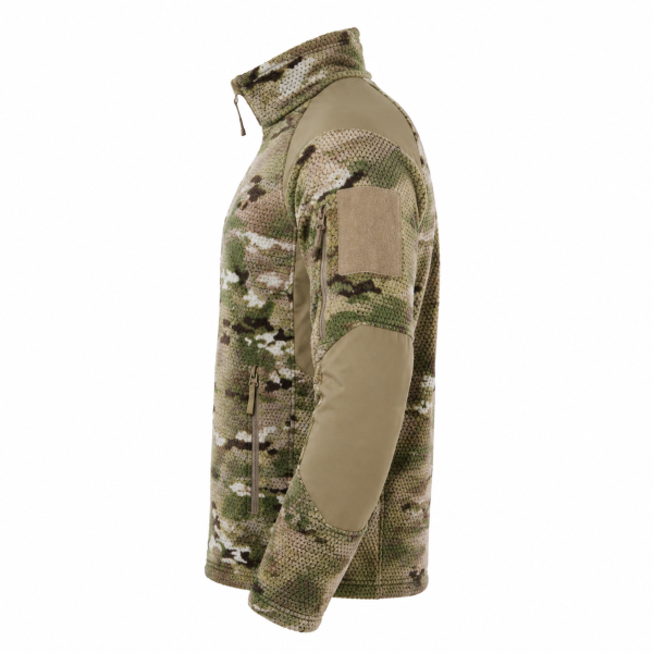 Han-Wild Grid Fleece Tactical Jacket — Multicam