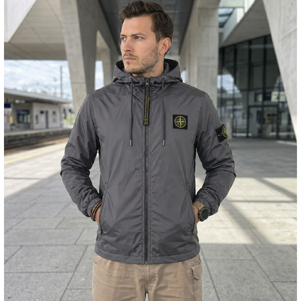 NATO Island Windbreaker Jacket, Gray