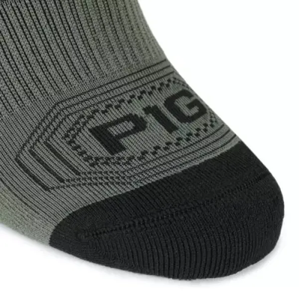 P1G Pamir Mid-Season Compression Socks — Olive