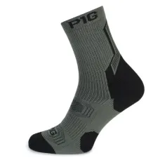 P1G Pamir Mid-Season Compression Socks — Olive